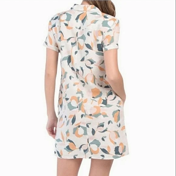 Rachel Zoe Linen Floral Shirt Dress - Size XS - Picture 2 of 12